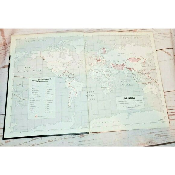 Vintage Time Life World Library Atlas of the World & Handbook of the Nations – H - Picture 6 of 12